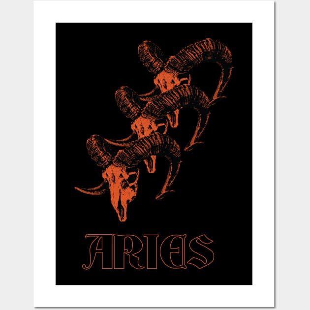 Aries Triple Descension Wall Art by HERMETICSUPPLY